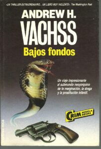 Portada BAJOS FONDOS - ANDREW H. VACHSS - MARTINEZ ROCA