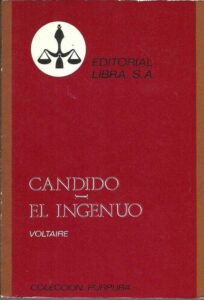 Portada CANDIDO  EL INGENUO - VOLTAIRE - LIBRA