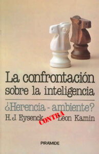 Portada CONFRONTACION SOBRE LA INTELIGENCIA. - EYSENCK LEON KAMIN - PIRAMIDE
