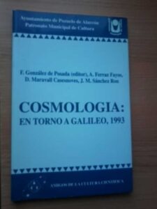 Portada COSMOLOGIA: EN TORNO A GALILEO 1993 - VARIOS AUTORES - AMIGOS DE LA CULTURA CIENTIFICA