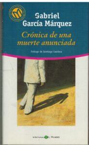 Portada CRONICA DE UNA MUERTE ANUNCIADA - GABRIEL GARCIA MARQUEZ - EL MUNDO