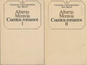 Portada CUENTOS ROMANOS I / II - ALBERTO MORAVIA - SEIX BARRAL