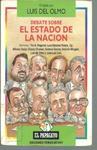Portada DEBATE SOBRE EL ESTADO DE LA NACION - LUIS DEL OLMO - TEMAS DE HOY
