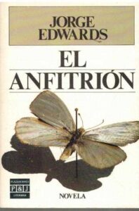 Portada EL ANFITRION - JORGE EDWARDS - PLAZA Y JANES