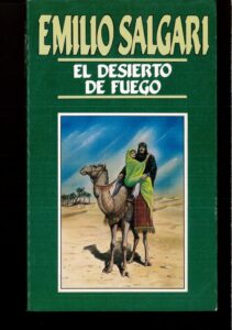 Portada EL DESIERTO DE FUEGO - EMILIO SALGARI - ORBIS