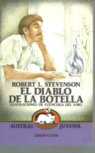 Portada EL DIABLO DE LA BOTELLA - ROBERT L STEVENSON - ESPASA CALPE