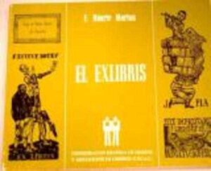 Portada EL EXLIBRIS - F. HUARTE MORTON - CONFEDERACION ESPAÑOLA CAJAS DE AHORROS