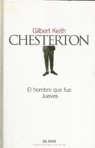 Portada EL HOMBRE QUE FUE JUEVES - GILBERT KEITH CHERLESTON - EL PAIS