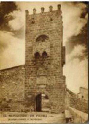 Portada EL MONASTERIO DE PIEDRA. SU HISTORIA Y DESCRIPCION - LEANDRO JORET (FEDERICO MUNTADAS) - PALESTRA