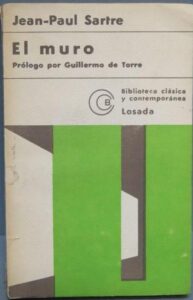 Portada EL MURO - JEAN PAUL SARTRE - LOSADA