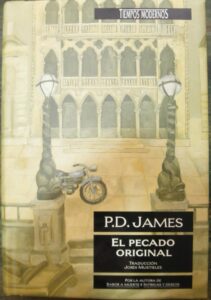 Portada EL PECADO ORIGINAL  - P.D. JAMES - EDICIONES B