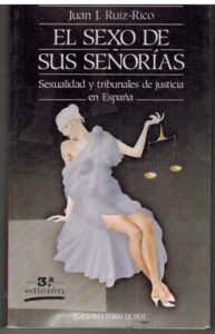 Portada EL SEXO DE SUS SEÑORIAS - JUAN J RUIZ RICO - TEMAS DE HOY