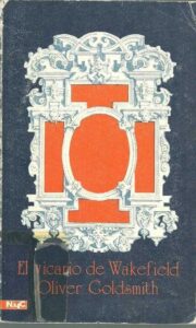 Portada EL VICARIO DE WAKEFIELD - OLIVER GOLDSMITH - MAGISTERIO