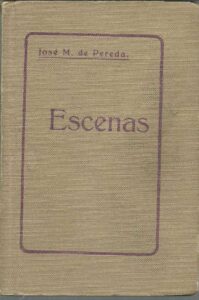 Portada ESCENAS - JOSE MARIA DE PEREDA -