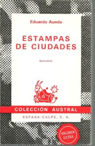 Portada ESTAMPAS DE CIUDADES - EDUARDO AUNOS - ESPASA CALPE