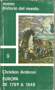 Portada EUROPA DE 1789 A 1848 - CHRISTIAN AMBROSI - EDAF