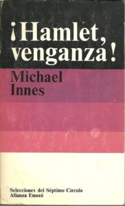 Portada HAMLET VENGANZA - MICHAEL INNES - ALIANZA EMECE