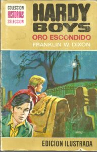 Portada HARDY BOYS. ORO ESCONDIDO - FRANKLIN W. DIXON - BRUGUERA