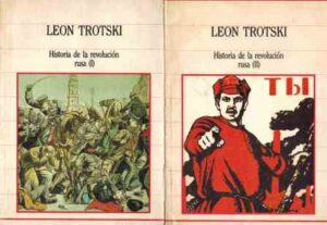 Portada HISTORIA DE LA REVOLUCION RUSA TOMO I  / II - LEON TROTSKI - SARPE