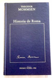 Portada Historia de Roma - THEODOR MOMMSEN - ORBIS