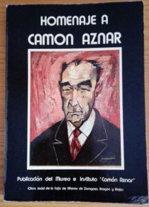 Portada HOMENAJE A CAMON AZNAR -  - OBRA SOCIAL DE LA CAJA DE AHORROS DE ZARAGOZA