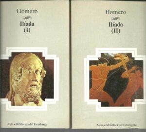 Portada ILIADA. TOMO I Y II - HOMERO - PLANETA