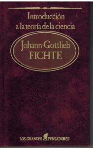 Portada INTRODUCCION A LA TEORIA DE LA CIENCIA - JOHANN GOTTLIEB FICHTE - SARPE