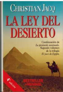Portada LA LEY DEL DESIERTO - CHRISTIAN JACQ - PLANETA
