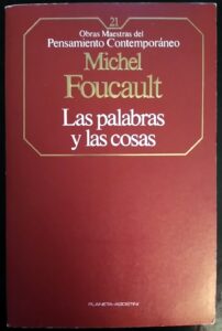 Portada LAS PALABRAS Y LAS COSAS - MICHEL FOUCAULT - PLANETA DEAGOSTINI