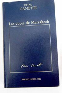 Portada LAS VOCES DE MARRAKESH - ELIAS CANETTI - ORBIS