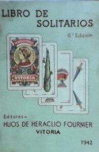 Portada LIBRO DE SOLITARIOS - NO INDICA - HIJOS DE HERACLIO FOURNIER