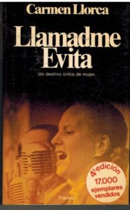 Portada LLAMADME EVITA - CARMEN LLORCA - PLANETA