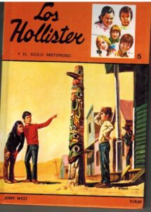 Portada LOS HOLLISTER Y EL IDOLO MISTERIOSO - JERRY WEST - TORAY