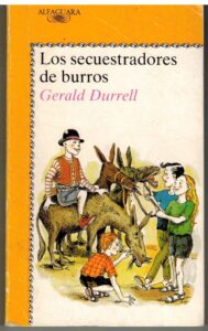 Portada LOS SECUESTRADORES DE BURROS - GERALD DURRELL - ALFAGUARA