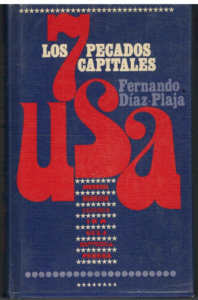Portada LOS SIETE PECADOS CAPITALES EN USA - FERNANDO DIAZ PLAJA - CIRCULO DE LECTORES