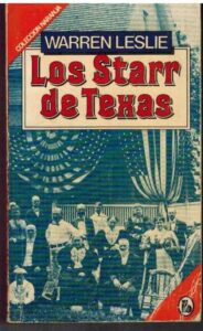 Portada LOS STARR DE TEXAS - WARREN LESLIE - BRUGUERA