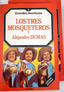 Portada LOS TRES MOSQUETEROS I Y II - ALEJANDRO DUMAS - FORUM