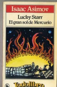 Portada LUCKY STARR EL GRAN SOL DE MERCURIO - ISAAC ASIMOV - BRUGUERA