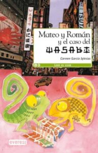 Portada MATEO Y ROMAN Y EL CASO DE WASABI - CARMEN GARCI IGLESIAS - EVEREST