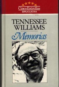 Portada MEMORIAS - TENNESSEE WILLIAMS - BRUGUERA