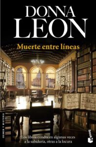 Portada MUERTE ENTRE LÍNEAS - DONNA LEON - RBA