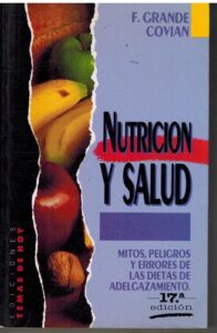 Portada NUTRICION Y SALUD - FRANCISCO GRANDE COVIAN - TEMAS DE HOY