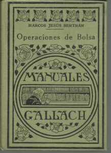 Portada OPERACIONES DE BOLSA  - MARCOS JESUS BERTRAN - ESPASA CALPE