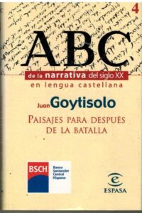 Portada PAISAJES PARA DESPUES DE LA BATALLA - JUAN GOYTISOLO - ESPASA