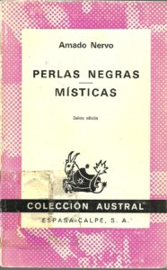Portada PERLAS NEGRAS MISTICAS - AMADO NERVO - ESPASA CALPE
