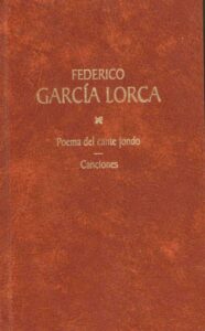 Portada POEMA DEL CANTE JONDO  CANCIONES - FEDERICO GARCIA LORCA - RBA