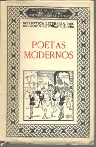 Portada POETAS MODERNOS - RAFAEL BALBIN Y LUIS GUARNER -