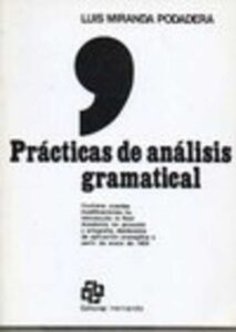 Portada PRACTICAS DE ANALISIS GRAMATICAL - LUIS MIRANDA PODADERA - HERNANDO