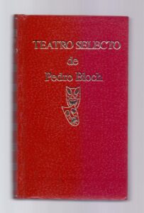 Portada TEATRO SELECTO - PEDRO BLOCH - ESCELICER
