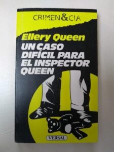 Portada UN CASO DIFICIL PARA EL INSPECTOR QUEEN - ELLERY QUEEN - VERSAL